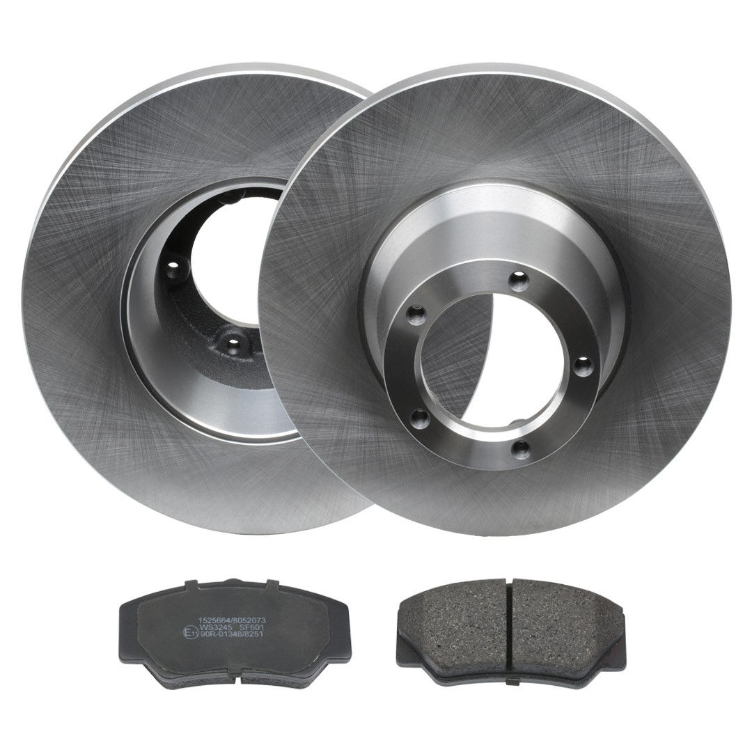 RIDEX 3405B1972: Remschijven en blokken Vooras, Ø: 270mm, volledig