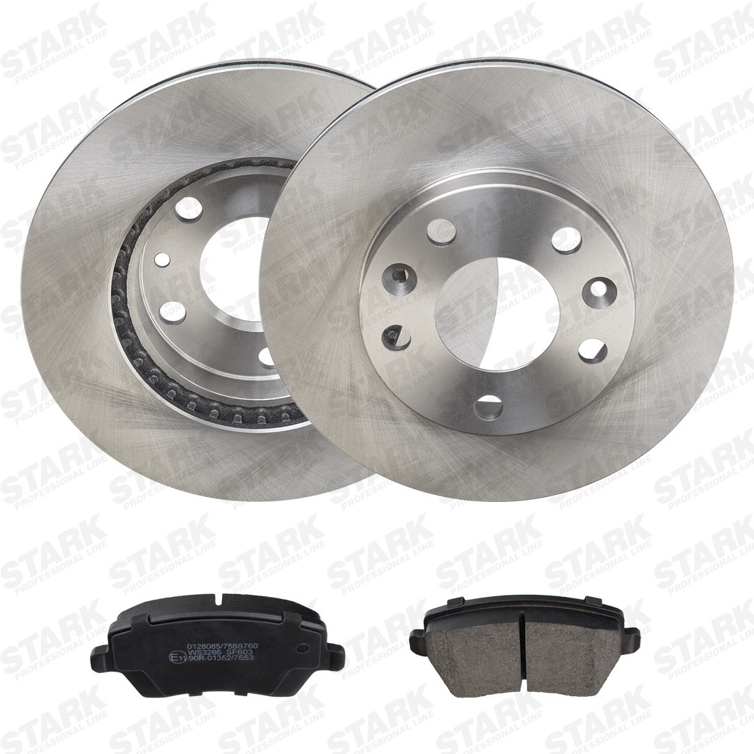STARK SKBK-10992101: Bremseskiver og klodser foraksel, Ø: 269,0mm, indvendigt ventileret