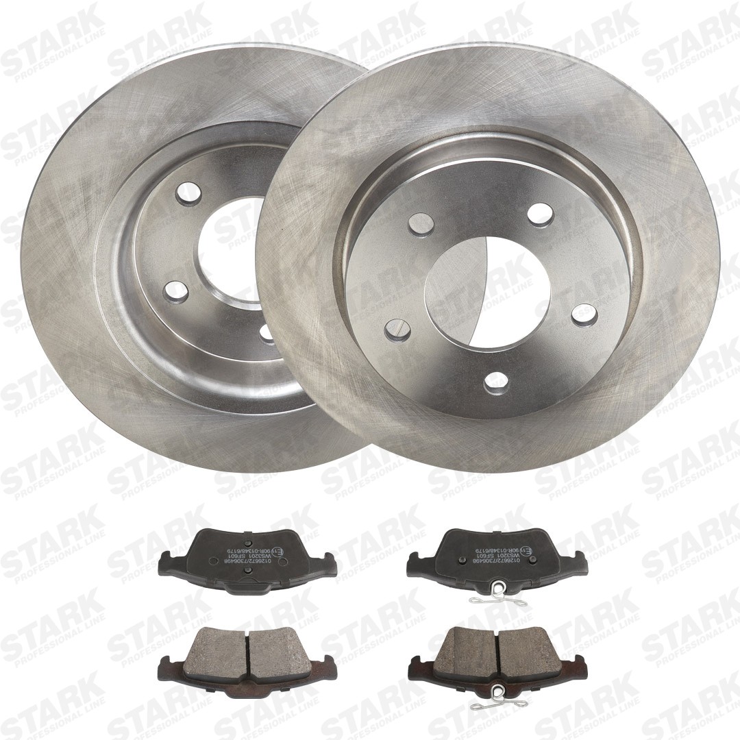 STARK SKBK-10992186: Zestaw do hamulców, hamulce tarczowe Oś tylna, Ø: 280,0[mm], pełny