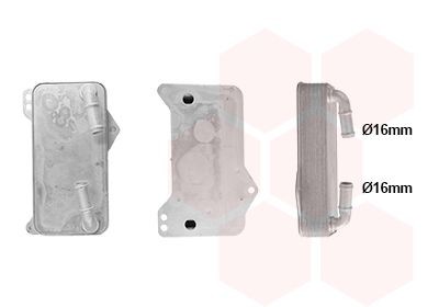 VAN WEZEL 58013715: Oljekjøler, automatikk