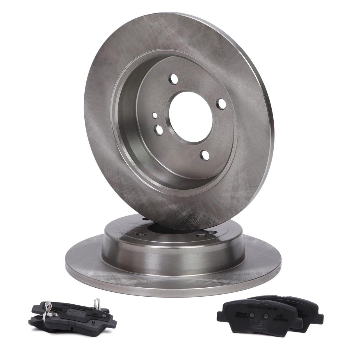 MASTER-SPORT 201003981: Zestaw do hamulców, hamulce tarczowe Oś tylna, Ø: 262[mm], pełny