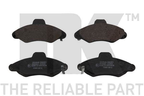 NK 222549: Bremseklodser uden tilbehør