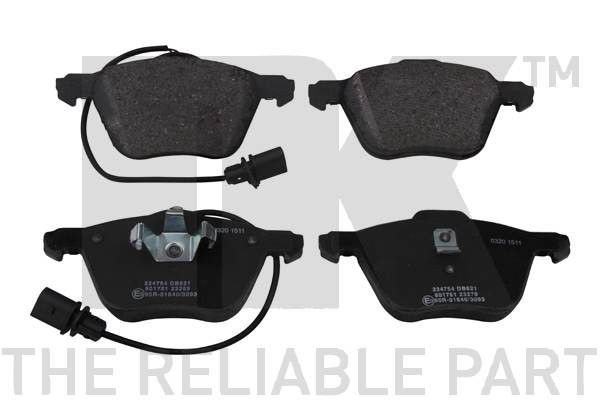 NK 224754: Piduriklotsid ilma lisavarustuseta, koos kokkusurumisvastase plekiga