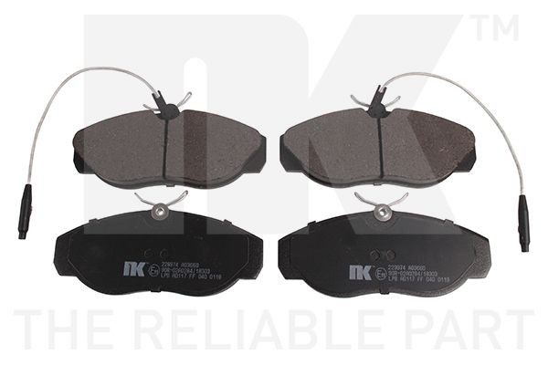 NK 229974: Jarrupalat, levyjarru Ilman tarvikkeita, Huudonvaimennuspellillä