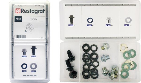 RESTAGRAF 70153: Sortiment, olieaftapningsskrue