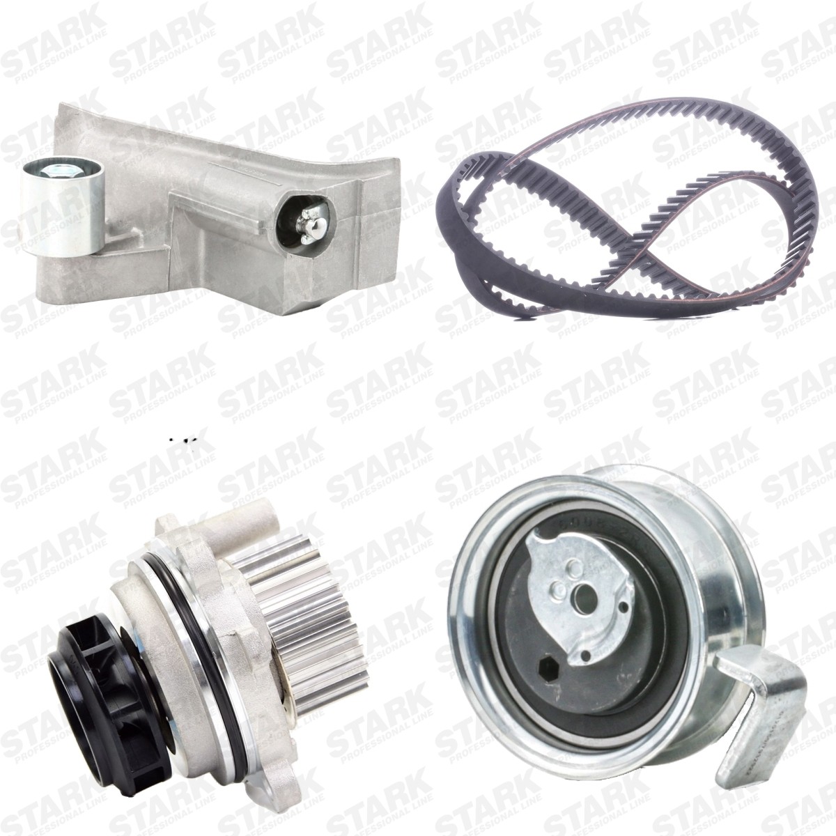 STARK SKWPT-0750553: Kit de distribution + pompe à eau Largeur: 23mm, sans kit de vis