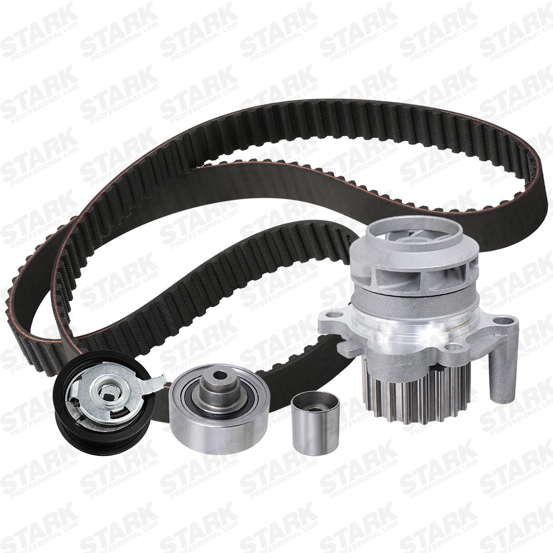 STARK SKWPT-0750578: Vezérműszíj készlet vízpumpával Szélesség: 25mm, csillapítóval, feszítőgörgő