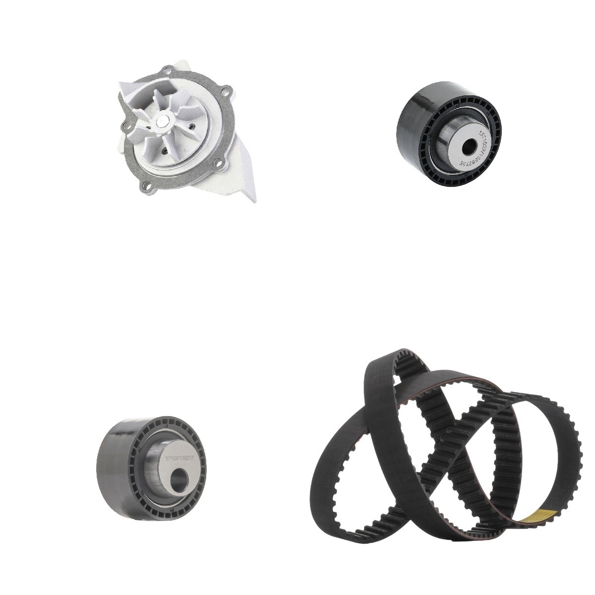 RIDEX 3096W0581: Bomba de agua + kit de correa de distribución sin juego de tornillos