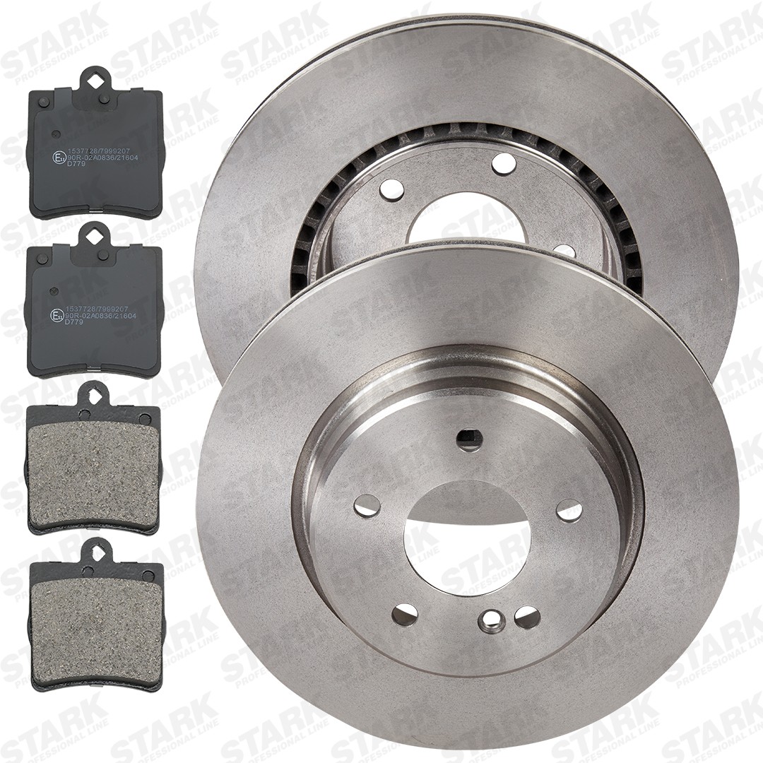 STARK SKBK-10992284: Disques et plaquettes de freins Essieu arrière, Ø: 300mm, ventilé de l'intérieur
