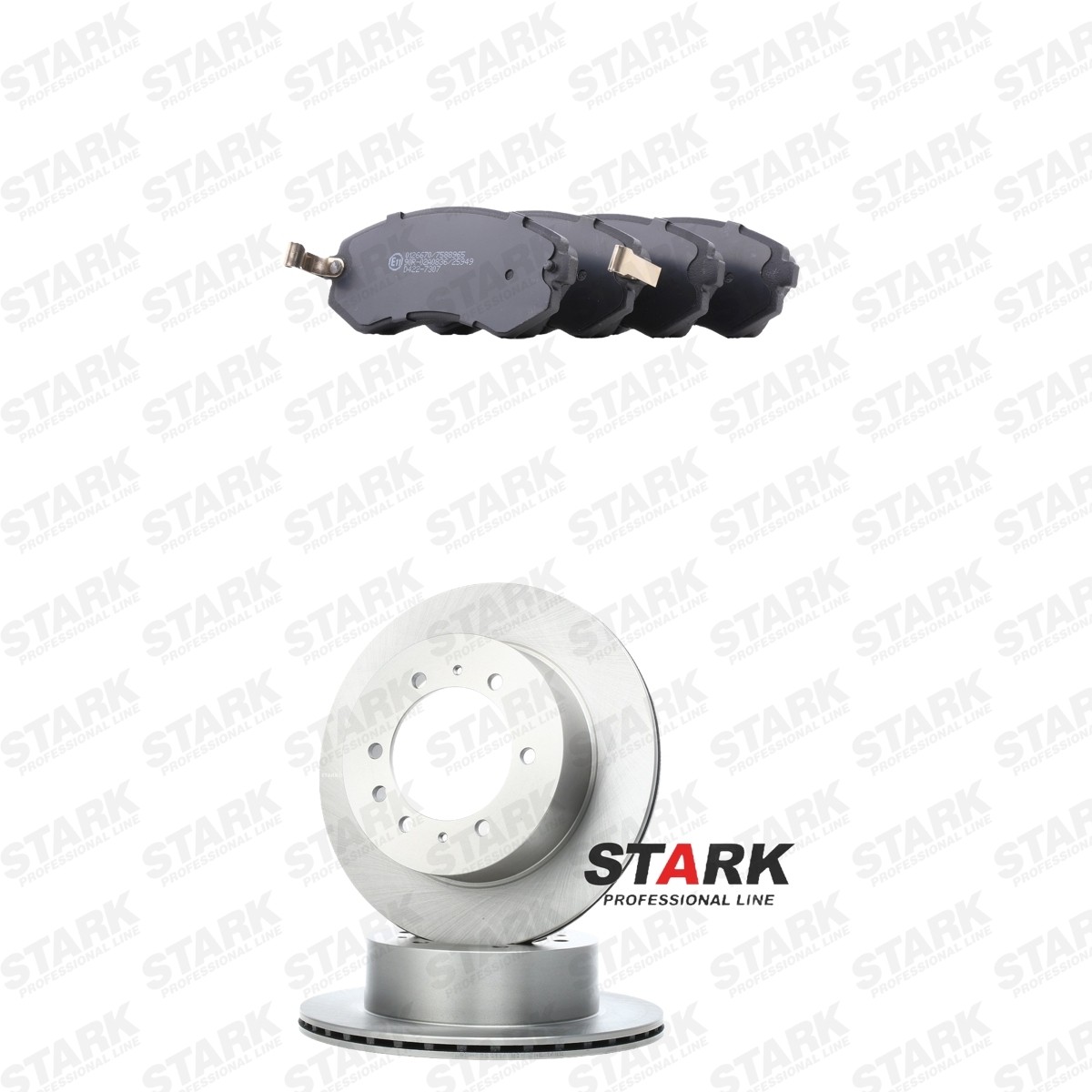 STARK SKBK-10992289: Bremseskiver og klodser foraksel, Ø: 316,0mm, indvendigt ventileret