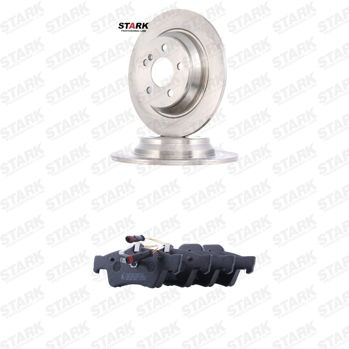 STARK SKBK-10992327: Fék készlet, tárcsafék hátsótengely, Ø: 300,0mm, tele
