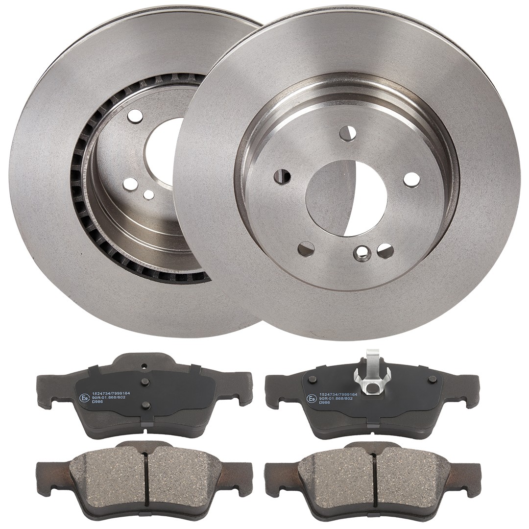 RIDEX 3405B2327: Bromssats, skivbroms Bakaxel, Ø: 300mm, ventilerad invändigt