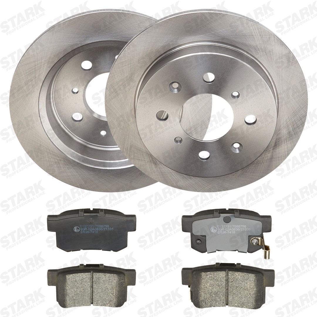 STARK SKBK-10992342: Bromssats, skivbroms Bakaxel, Ø: 239,0mm, full