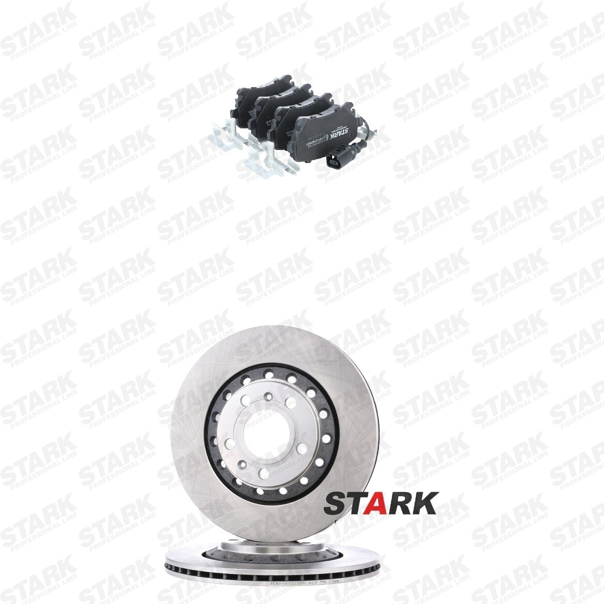 STARK SKBK-10992498: Remschijven en blokken Achteras, Ø: 310,0mm, Geventileerd