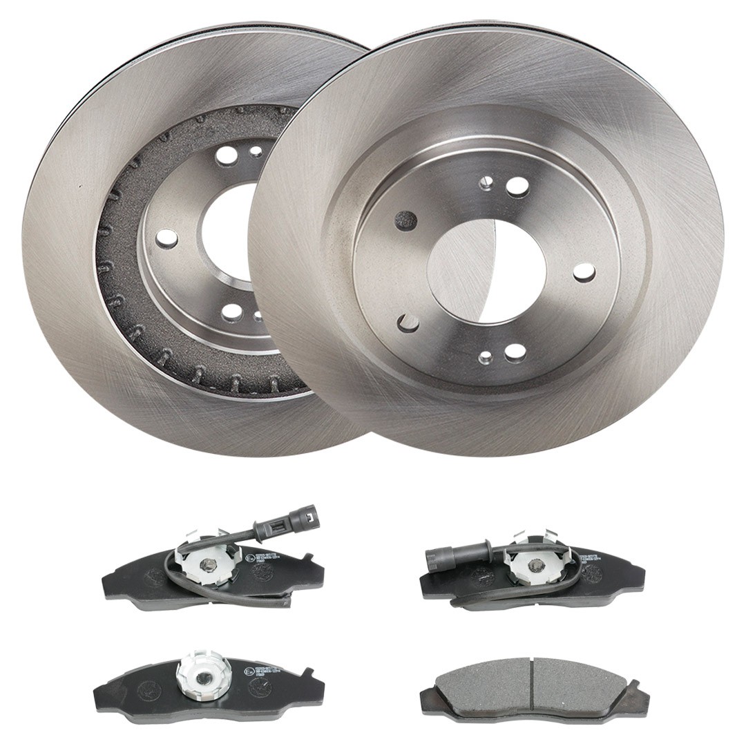 RIDEX 3405B2567: Remschijven en blokken Vooras, Ø: 286,0mm, Geventileerd