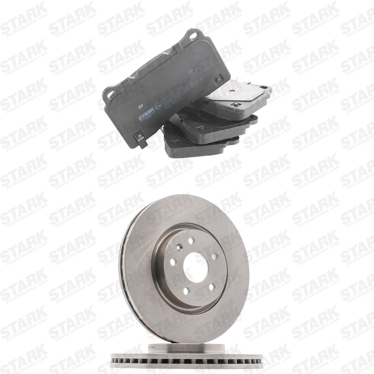 STARK SKBK-10992646: Kit de discos de freno y pastillas Eje delantero, Ø: 337,0mm, ventilado
