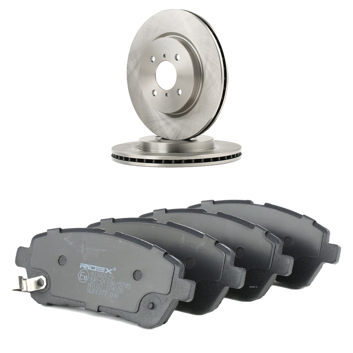 RIDEX 3405B2766: Bromssats, skivbroms framaxel, Ø: 272mm, ventilerad invändigt