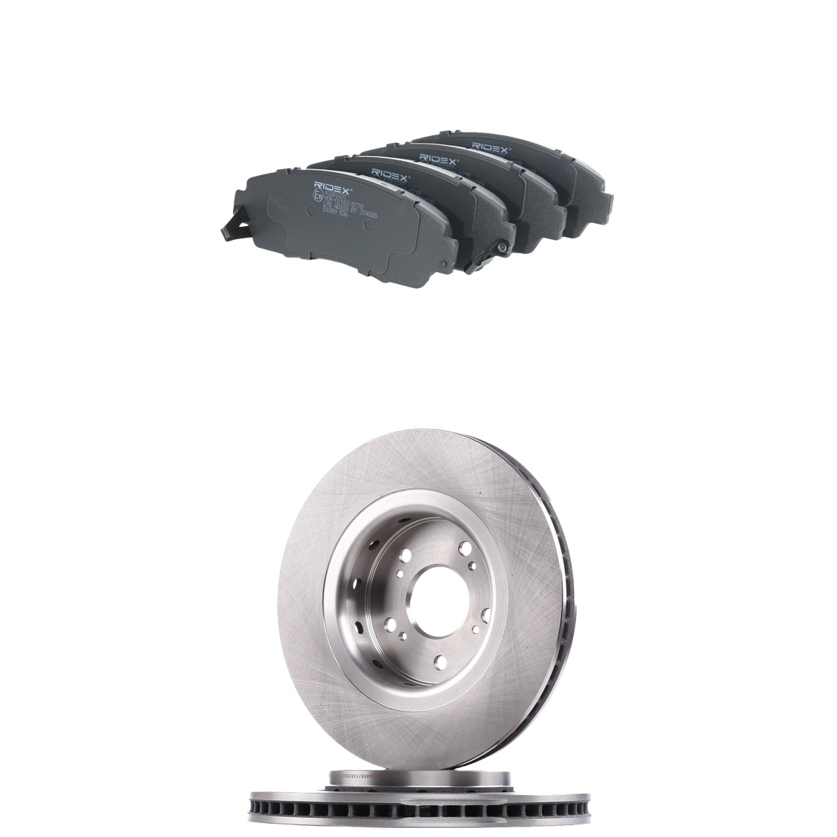 RIDEX 3405B2781: Bromssats, skivbroms framaxel, Ø: 315mm, externt ventilerad