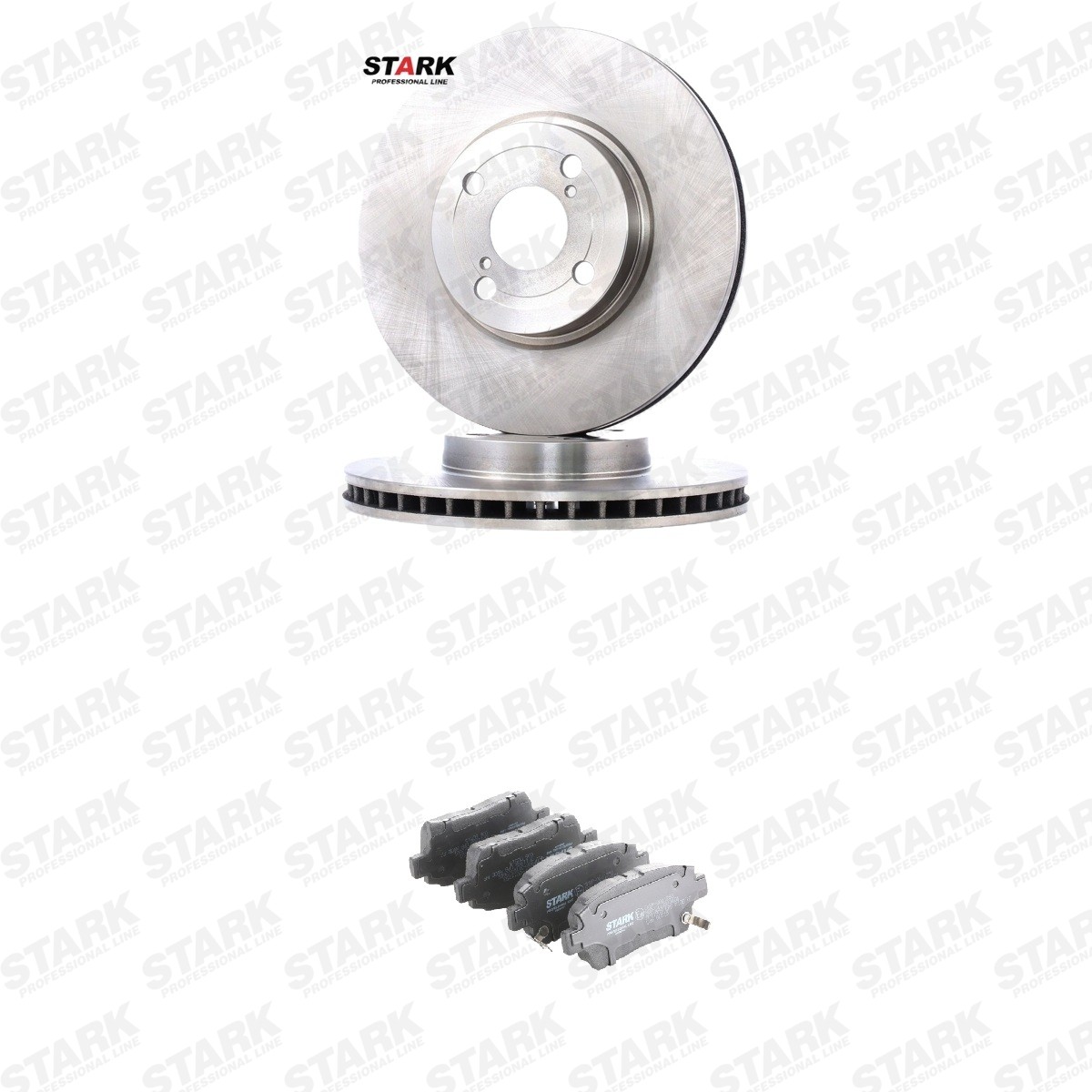 STARK SKBK-10992818: Bremžu komplekts, Disku bremzes Priekšējais tilts, Ø: 275mm, ventilējams