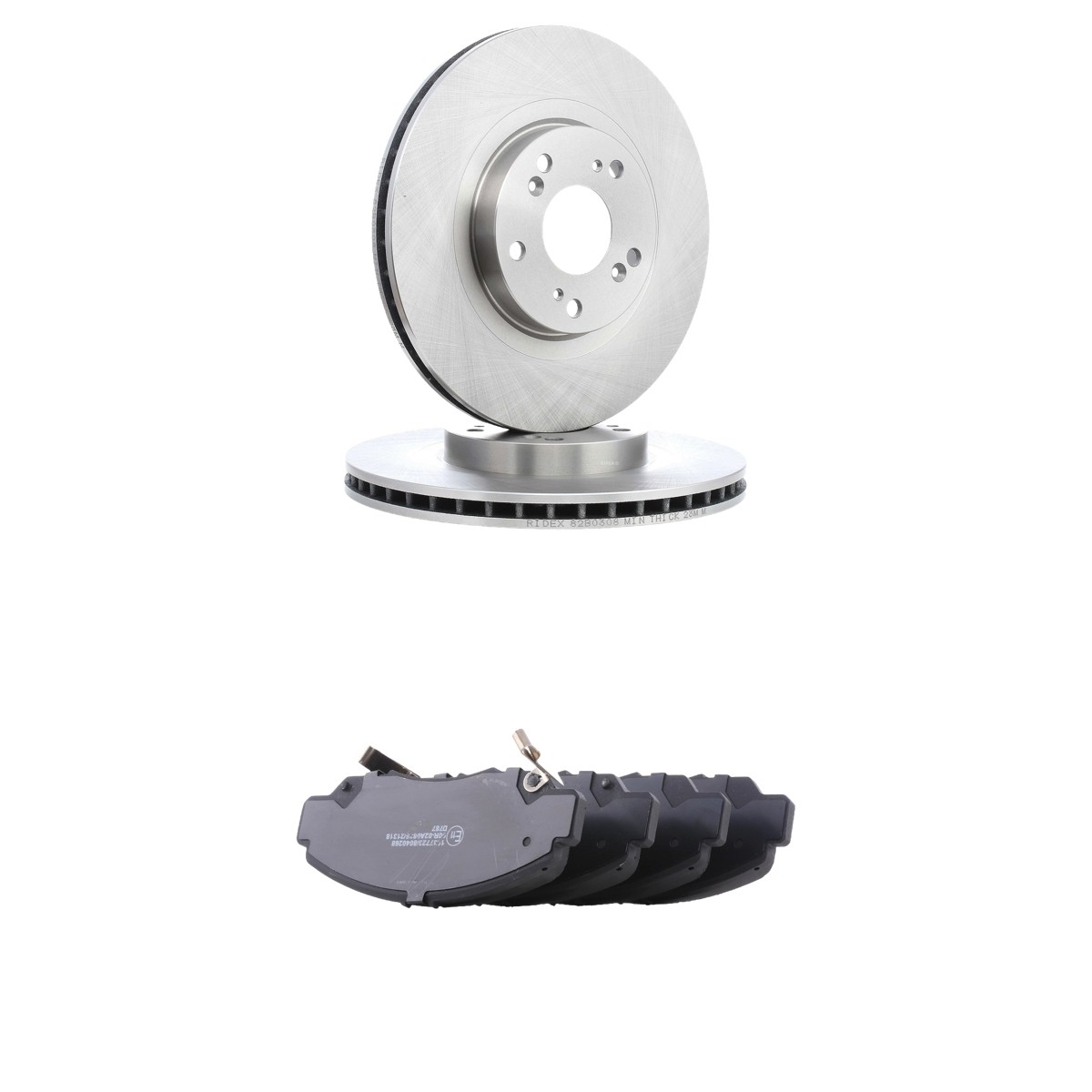 RIDEX 3405B2910: Bremžu komplekts, Disku bremzes Priekšējais tilts, Ø: 300mm, ar iekšējo ventilāciju