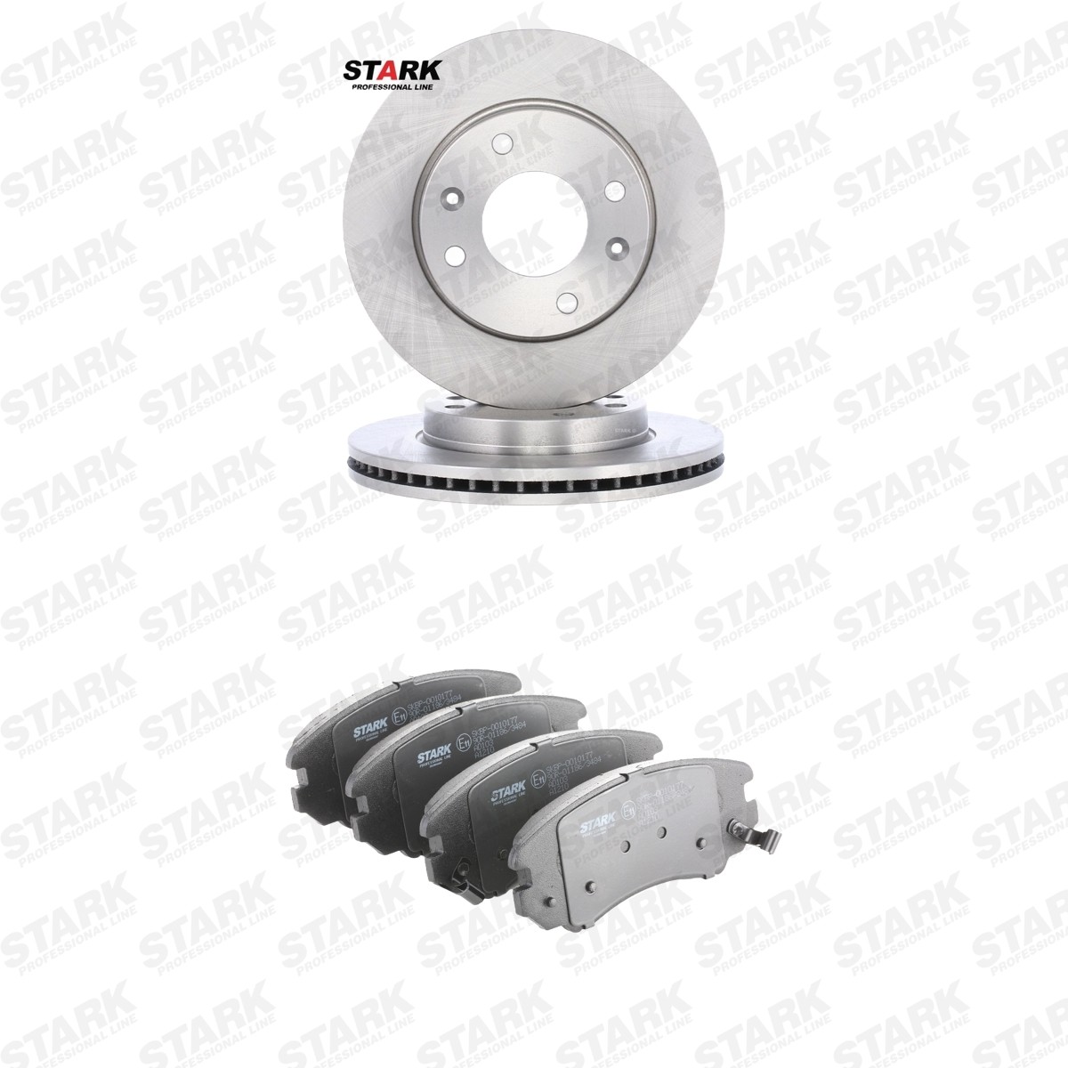 STARK SKBK-10992916: Bremžu komplekts, Disku bremzes Priekšējais tilts, Ø: 257mm, ventilējams