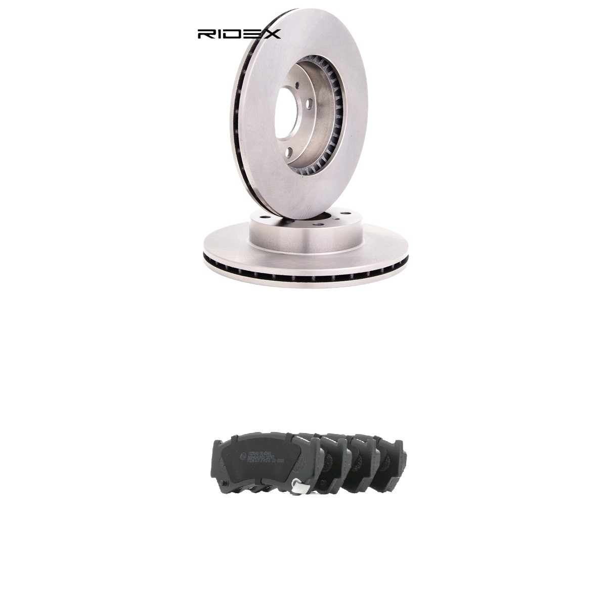 RIDEX 3405B2985: Bremseskiver og klodser foraksel, Ø: 246,0mm, indvendigt ventileret