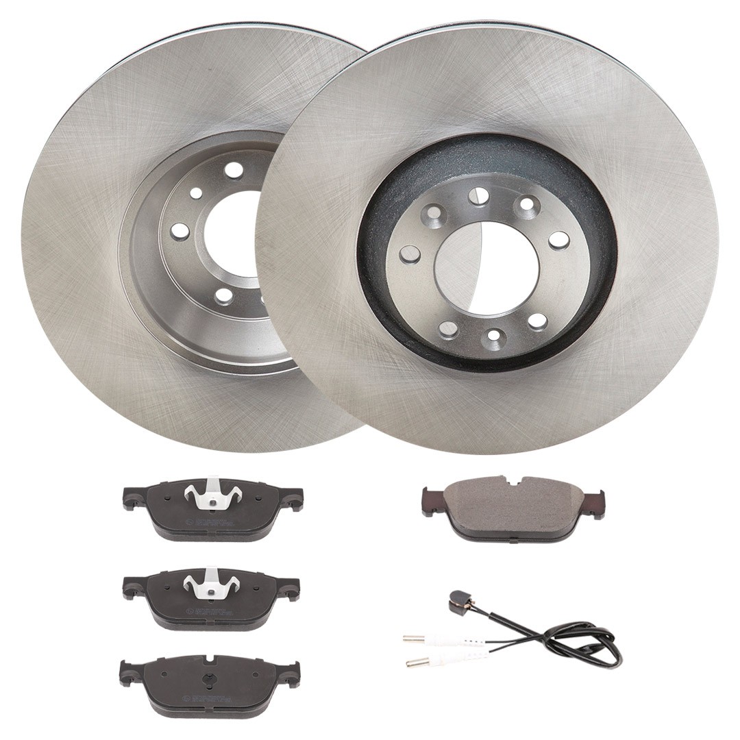 RIDEX 3405B3045: Remschijven en blokken Vooras, Ø: 330mm, interne ventilatie