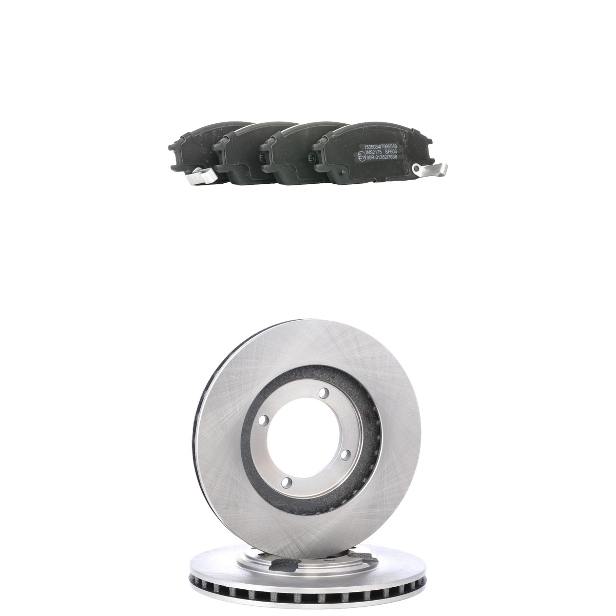 RIDEX 3405B3050: Bremžu komplekts, Disku bremzes Priekšējais tilts, Ø: 257mm, ventilējams