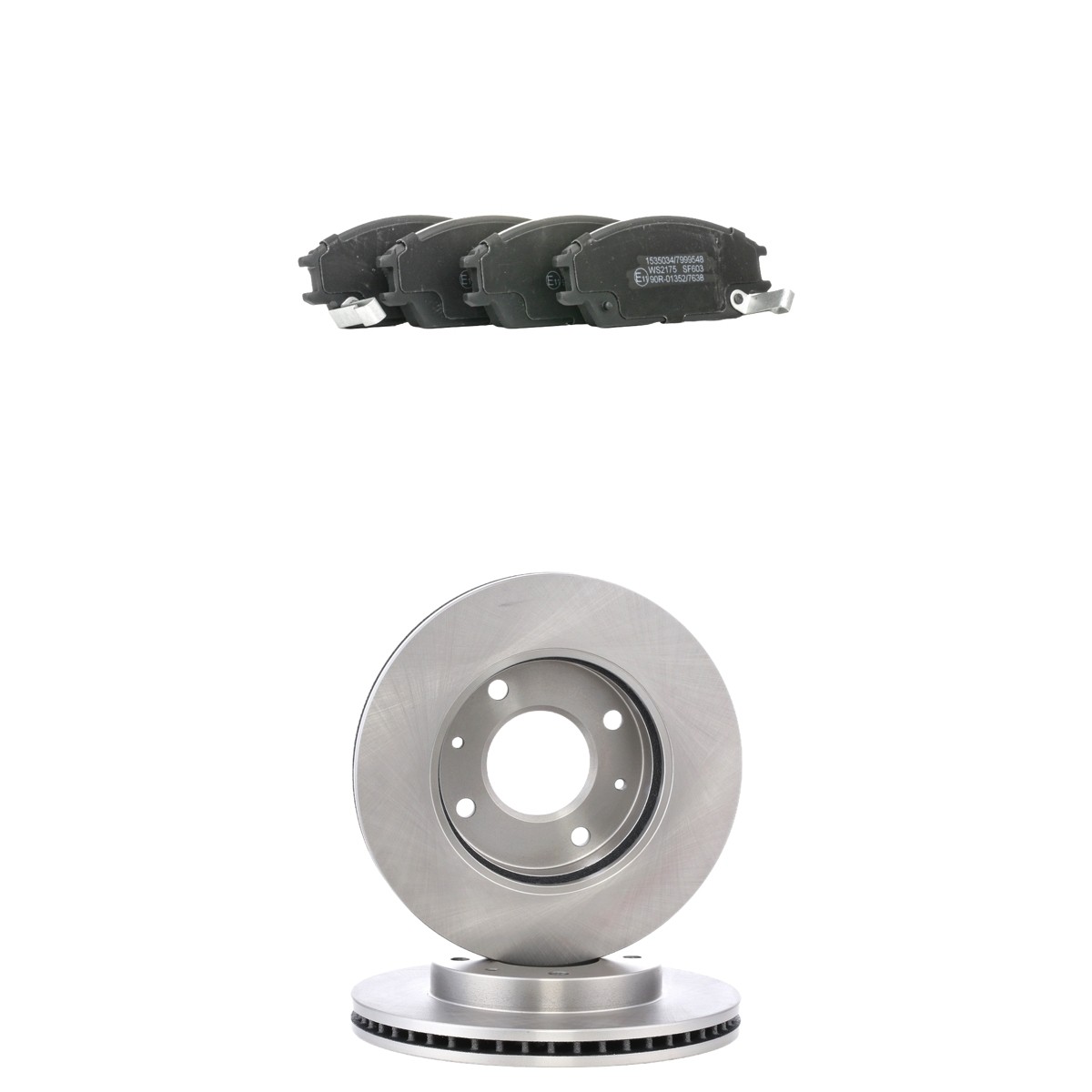 RIDEX 3405B3124: Bremžu komplekts, Disku bremzes Priekšējais tilts, Ø: 257,0mm, ar iekšējo ventilāciju