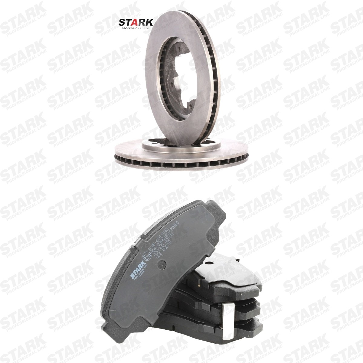 STARK SKBK-10993149: Bremsscheiben und -beläge Vorderachse, Ø: 259,0mm, innenbelüftet