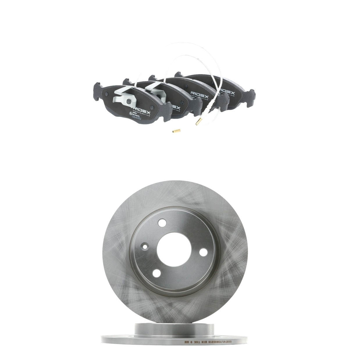 RIDEX 3405B3157: Bromssats, skivbroms framaxel, Ø: 247mm, full