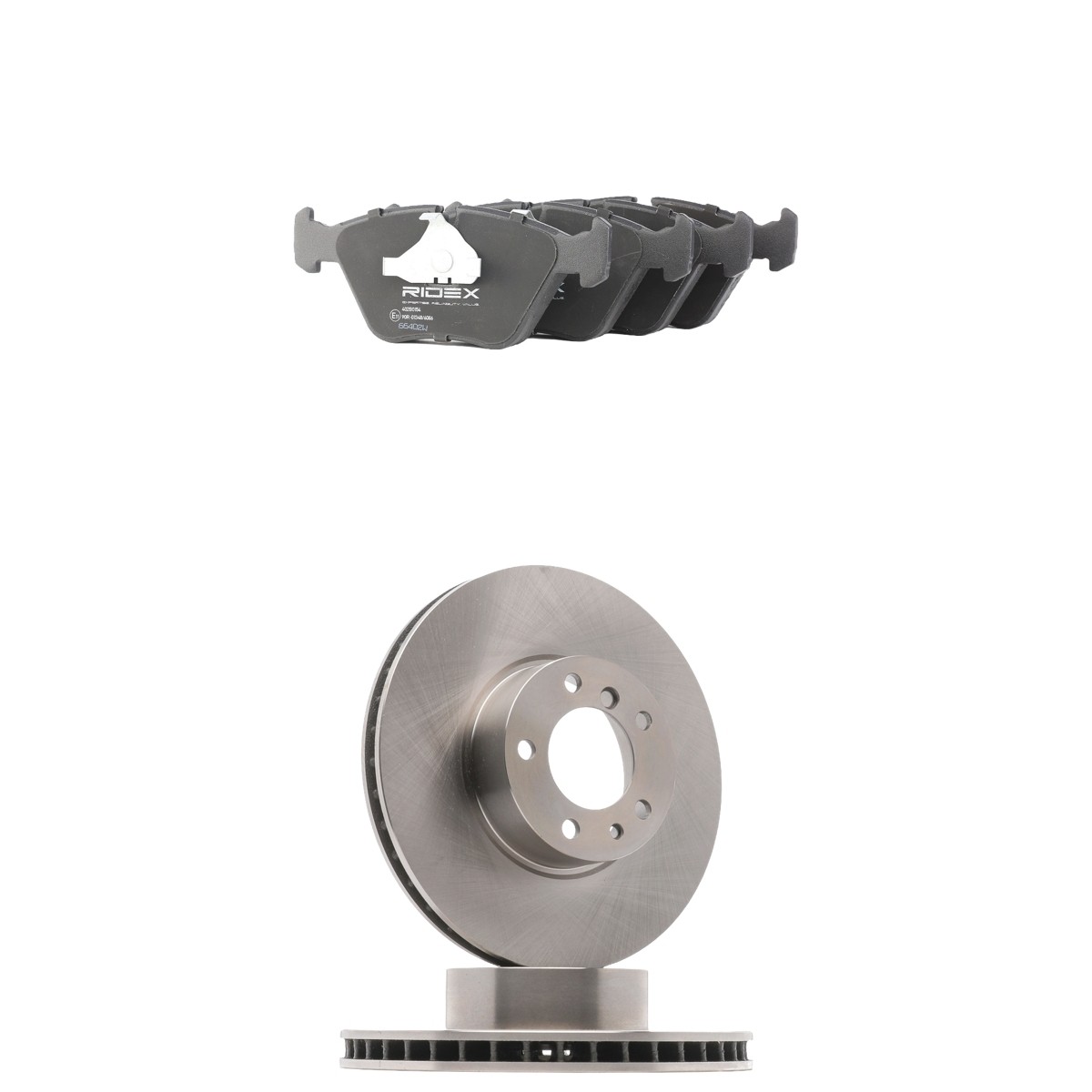 RIDEX 3405B3285: Disques et plaquettes de freins Essieu avant, Ø: 324,0mm, ventilé