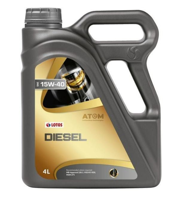 LOTOS 5900925245416: Motorový olej 4l, 15W-40 DIESEL