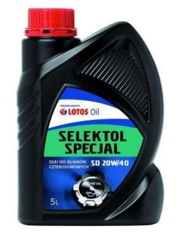 LOTOS 5900925140506: Motorový olej 5l, 20W-40 Selectol Specjal