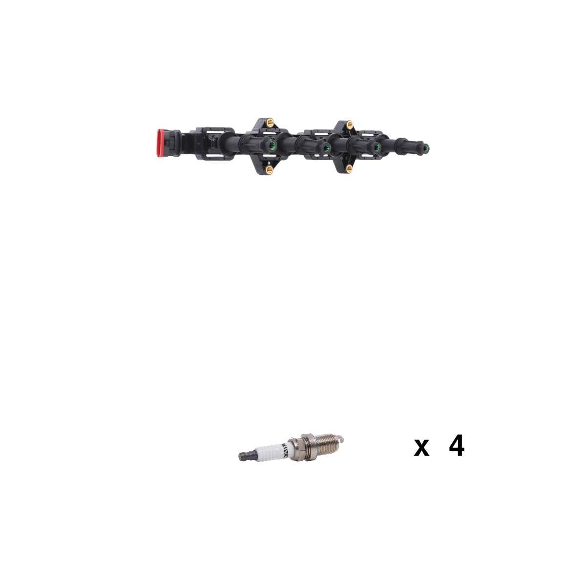 RIDEX 100439I0040: Reparatieset voor het ontstekingssysteem