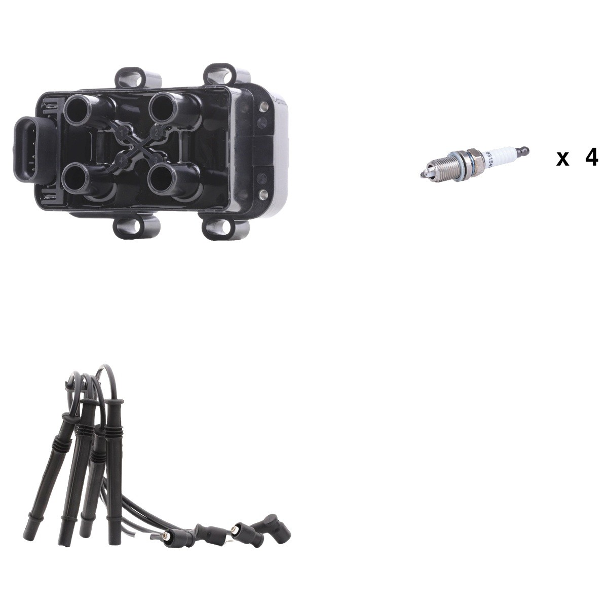 RIDEX 100439I0148: Kit di riparazione dell’impianto di accensione