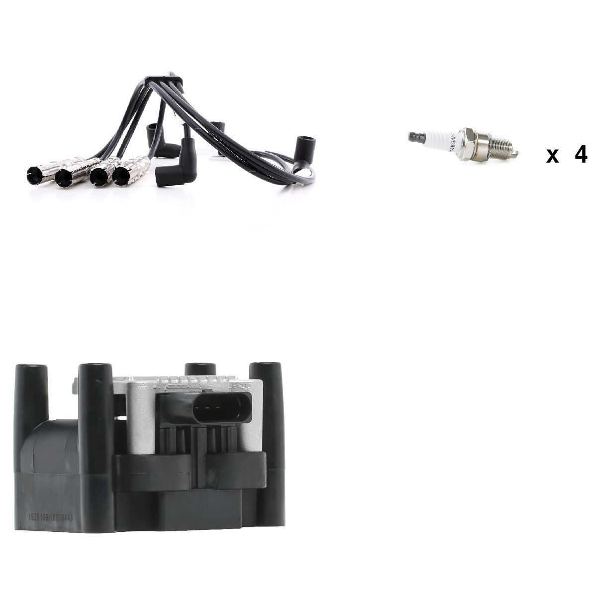 RIDEX 100439I0203: Kit di riparazione dell’impianto di accensione