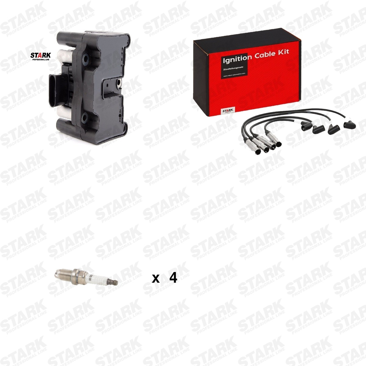 STARK SKIRK-7380268: Opravný set systému zapaľovania