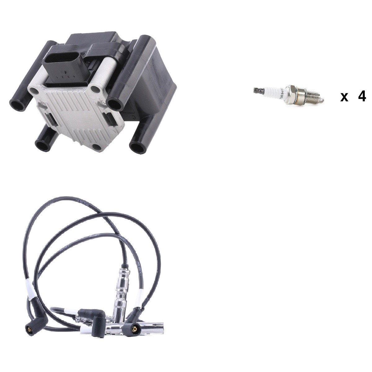 RIDEX 100439I0282: Aizdedzes sistēmas remontkomplekts