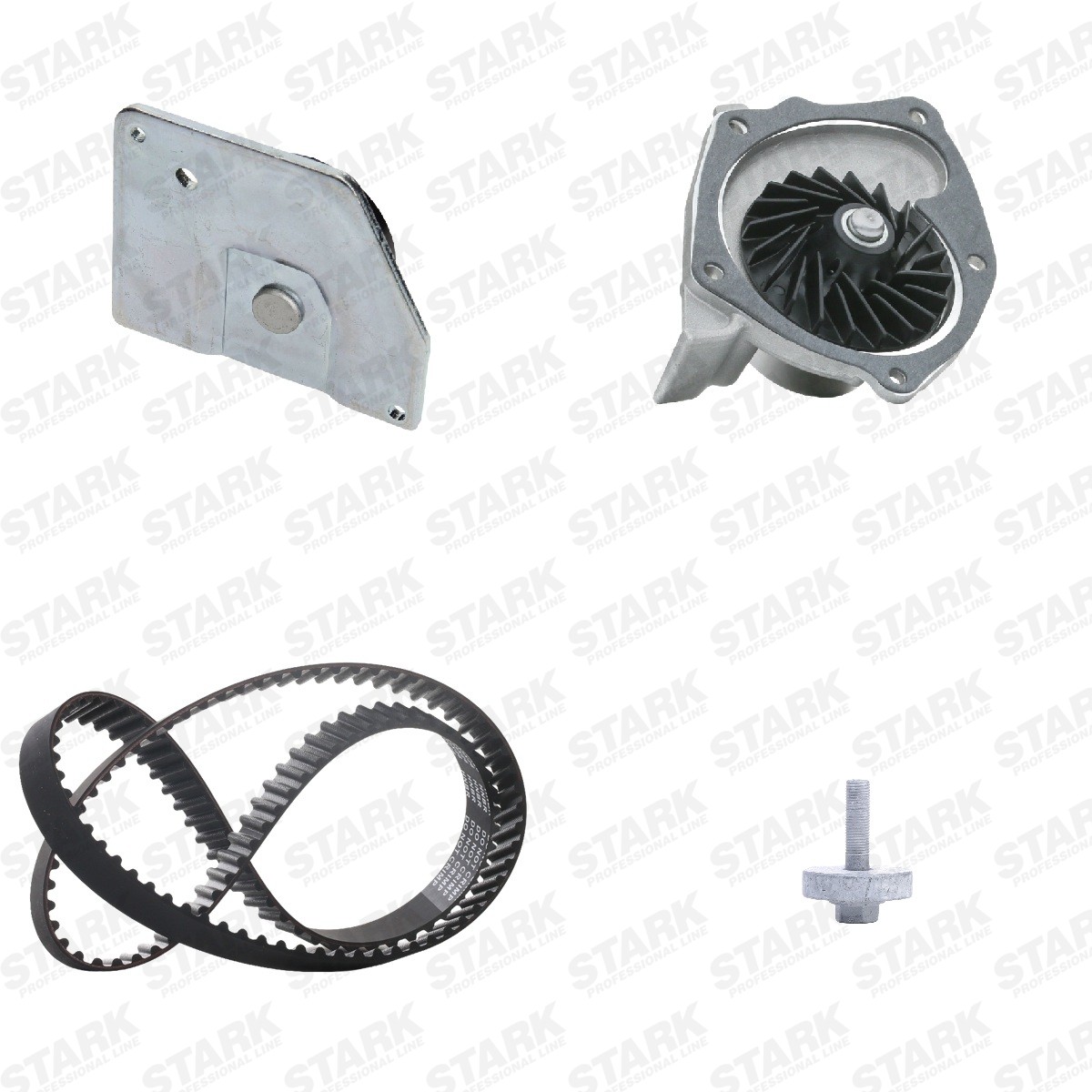 STARK SKWPT-0750641: Комплект ангренажен ремък с водна помпа брой зъби: 133, ширина: 26mm, с водна помпа