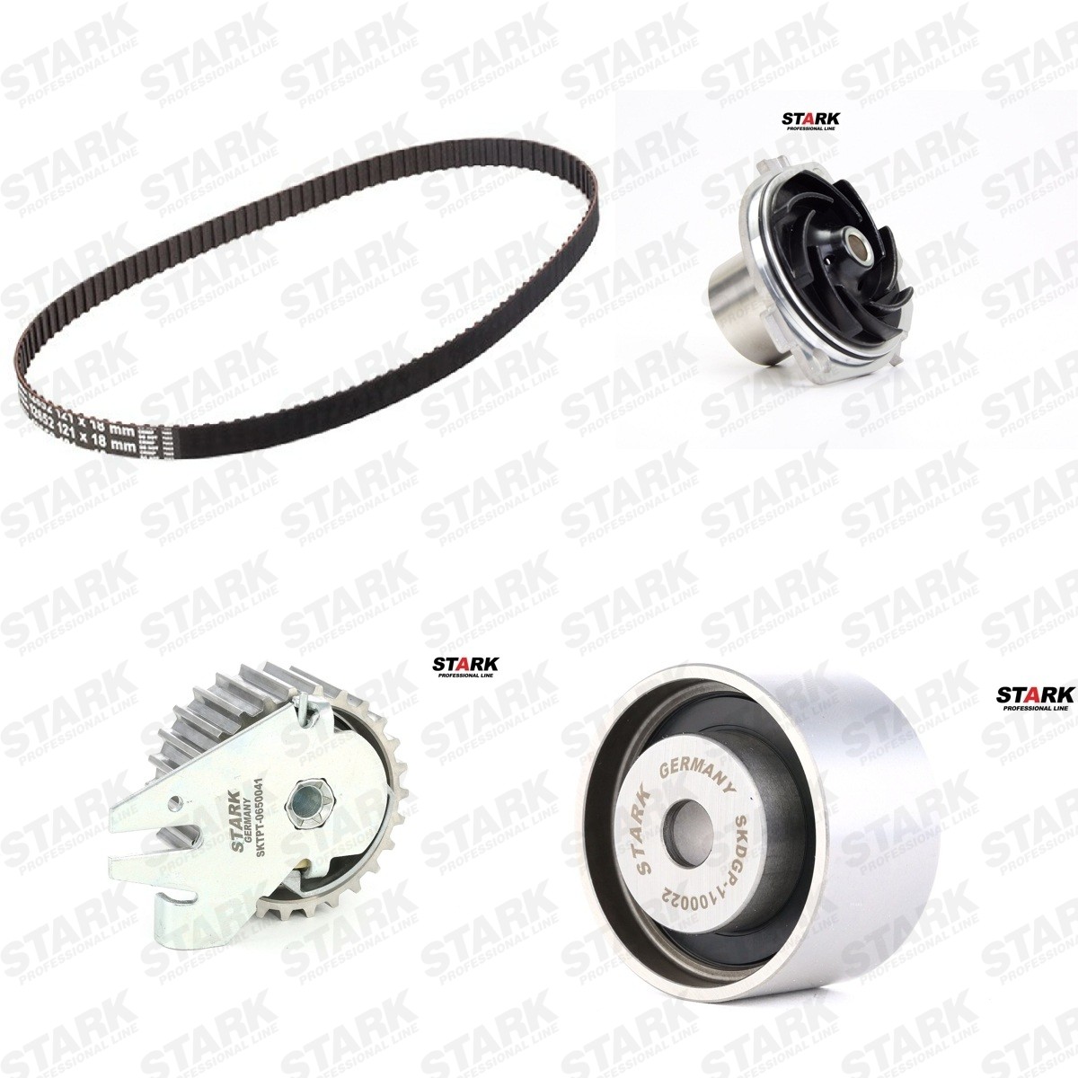 STARK SKWPT-0750649: Bomba de água + kit de correia dentada