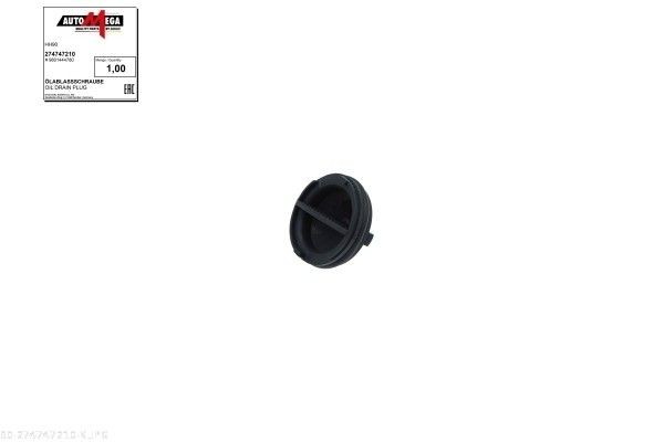 AUTOMEGA 274747210: Bouchon de vidange avec bague d'étanchéité