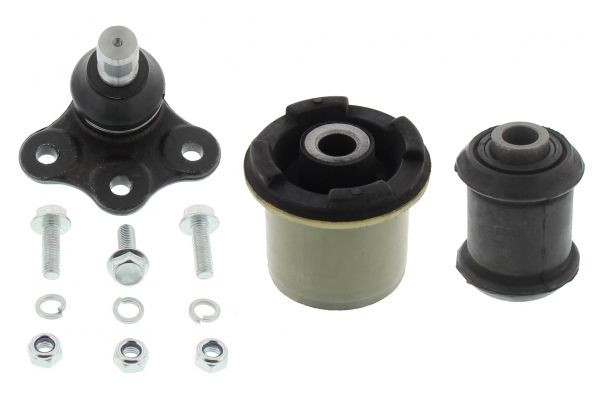 MAPCO 19271: Kit de réparation, suspension de roue Essieu avant, avec rotule de suspension, avec monture, avec support en caoutchouc