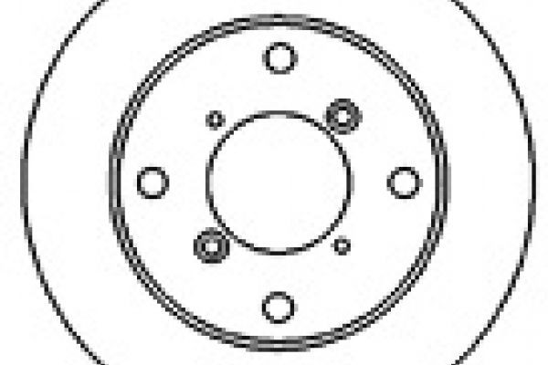 MAPCO 25590: Bromsskiva framaxel, Ø: 250mm, ventilerad, Ø: 250mm