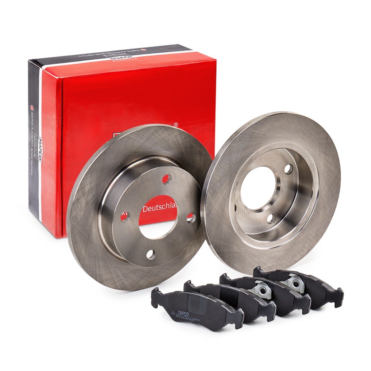 MAPCO 47653: Remschijven en blokken Vooras, Ø: 240mm, volledig