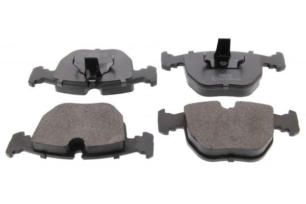 MAPCO 6708: Juego de pastillas de freno Eje delantero, Chapa antichirridos