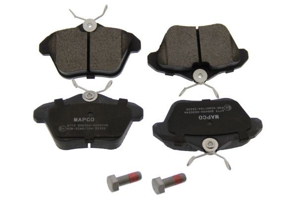 MAPCO 6773: Bremseklodser bagaksel, med anti-knirke-plade