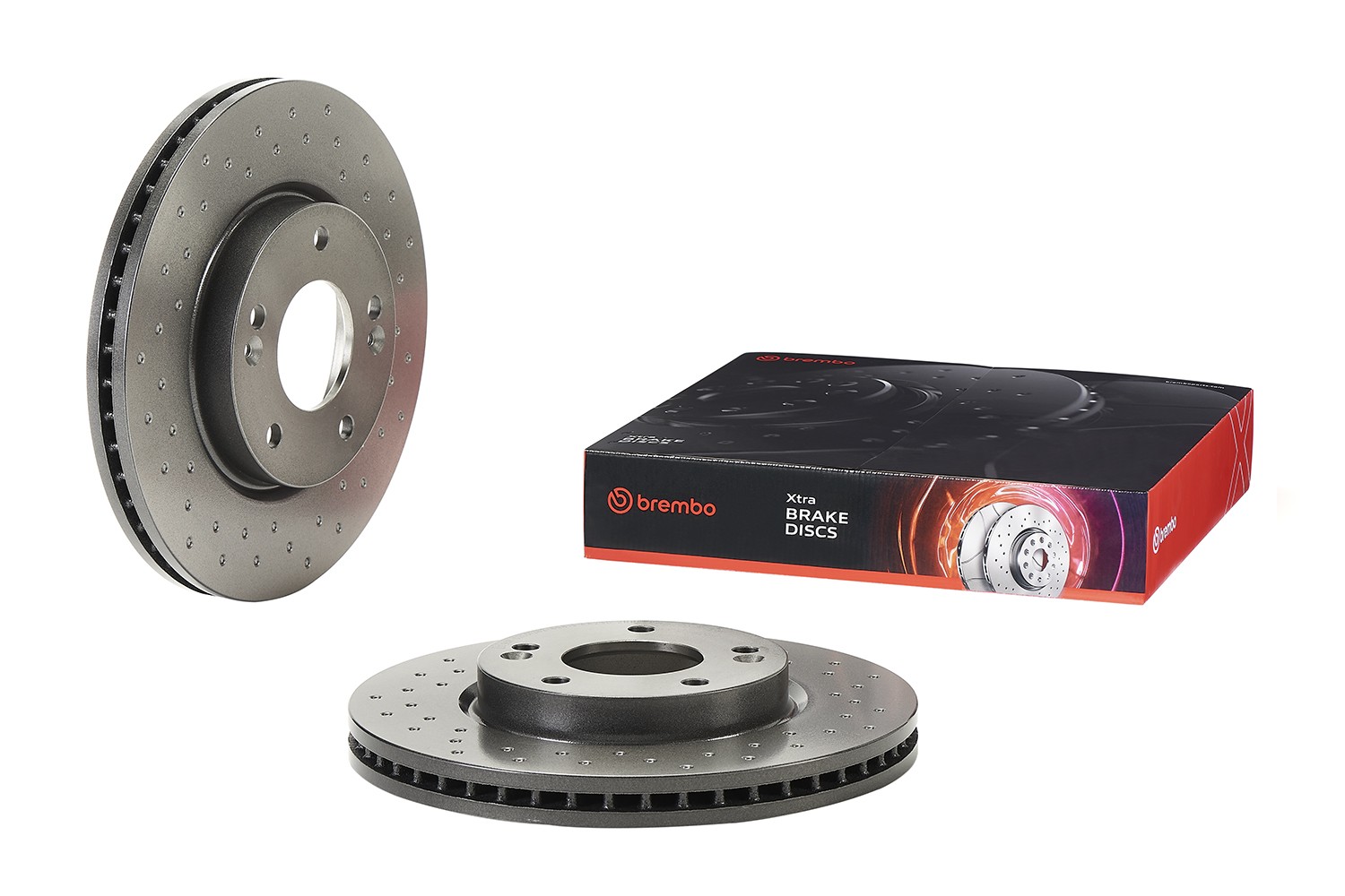 BREMBO 09.9574.1X: Bremžu diski XTRA LINE - Xtra Ø: 280mm, ar caurumiem/iekš. vent., Ø: 280mm, pārklāts Xtra