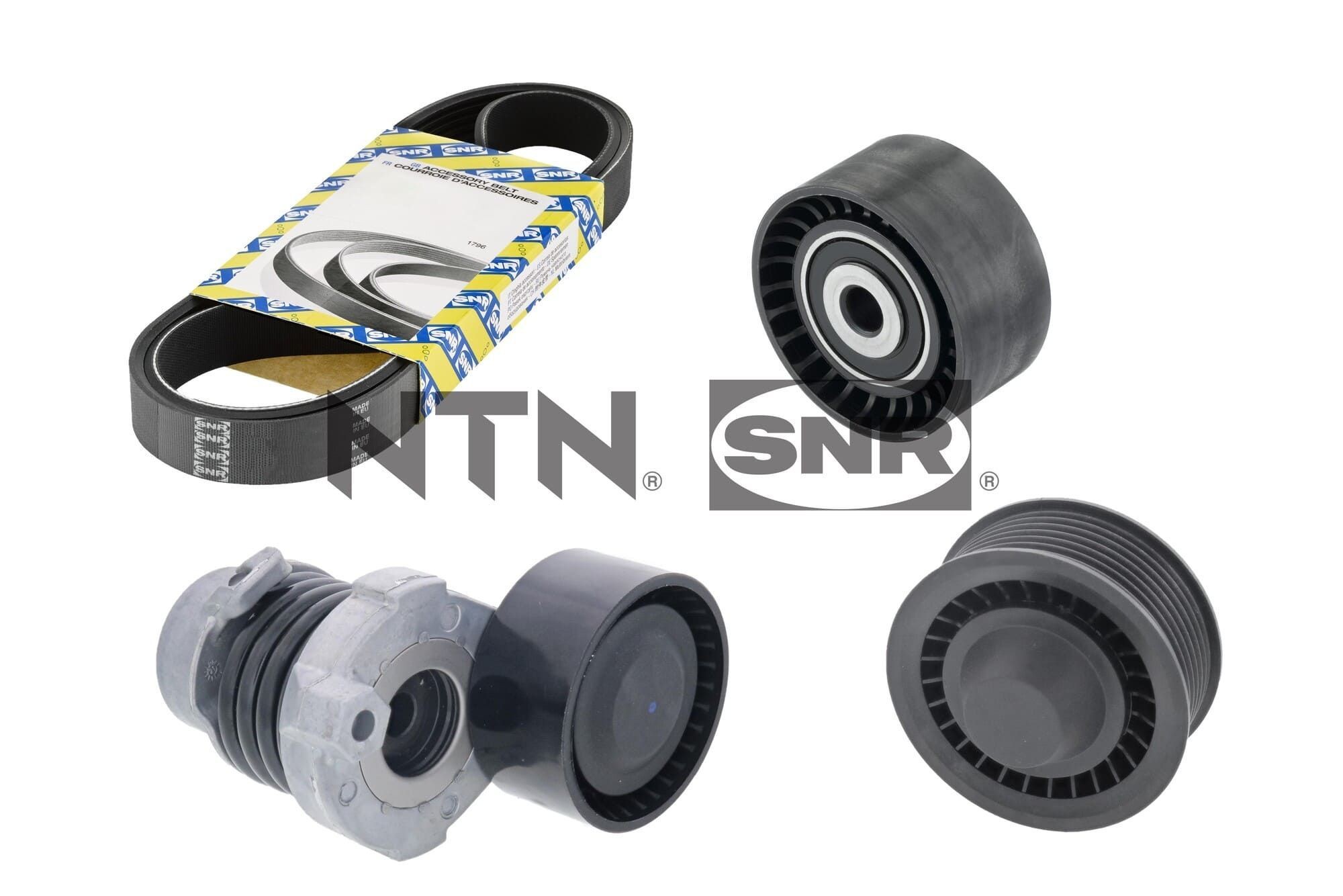 SNR KA855.36: Jogo de correias trapezoidais estriadas