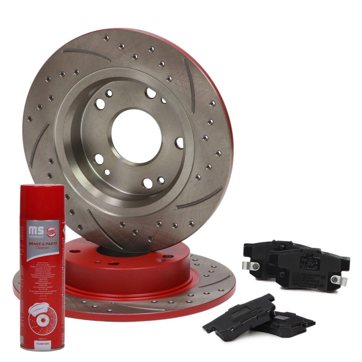 MASTER-SPORT 200921580P: Bromssats, skivbroms PROMO Bakaxel, Ø: 260mm, full